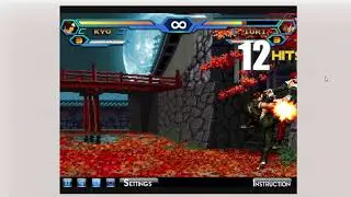 《King of Fighters Wing 1.91》Infinite Combo - Kyo Kusanagi tutorial!!!