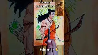 lord Ram drawing | #art #god #drawing #shorts 😱🙏👍
