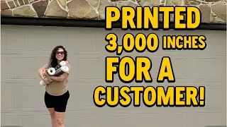 🎉 3,000 Inches of Custom DTF Transfers for a Family Reunion! | Flash Custom Transfers