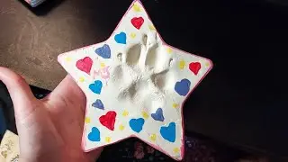 Making a Dog Paw Print Keepsake