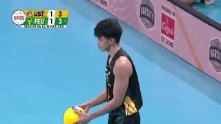 Paul Colinares goes all-out for UST vs. FEU | UAAP Season 86 Men's Volleyball