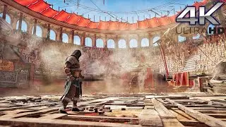 Gladiator Arena Horde Mode - Assassins Creed Origins Ultra Realistic UHD [ 4K 120FPS ] Gameplay