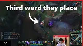 Enemy team trolls Faker with wards