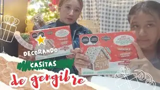 ✨Decorando casitas de gengibre 🫶🏻🩵