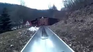 SpeedRide Sommerrodelbahn Wildlife Park Affenwald Straußberg (D)