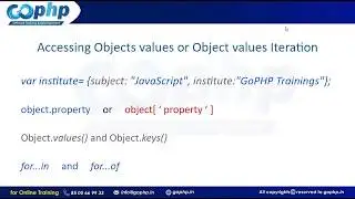15 - JavaScript Object Iteration | Read keys and values