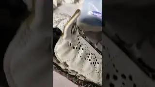 How to clean stained white Patent Leather - Jordan 23 #sneaker #kicks #thekicks #shoe #sneakerhead