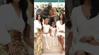 Lakers unveil statue of Kobe Bryant and daughter Gianna, the second of three statues