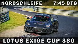 Lotus Exige Cup 380 7:45 Nordschleife BTG | All4Track Masterclass September 2021