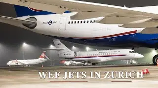 WEF 2026 Zurich Arrivals | World Leaders, VIP & Government Aircraft