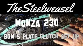 MONZA 230  BGM 5 PLATE CLUTCH SET UP#LAMBRETTA#HOWTO