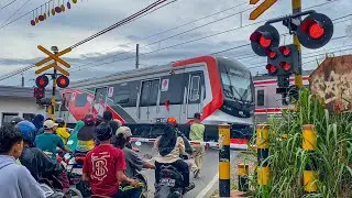 Perlintasan Palang Kereta Api Terbaru KYOSAN di JPL 26 Bojong Gede Bogor, Jawa Barat