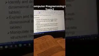 Computer Programming Level 4
