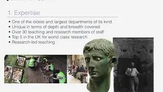 An Introduction to the Department of Archaeology, Classics and Egyptology