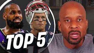 Tom Brady, LeBron James & the rest of top 5 athletes of last 25 years REVEALED