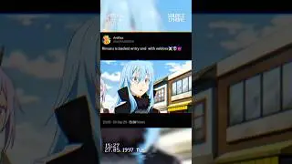 rimuru is badest entry and with veldora ☠️👽😈#animecommunity #rimuru