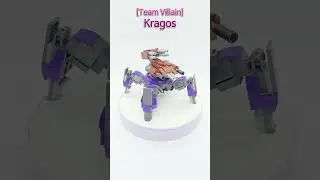 [ Team Villain ] Kragos (Launcher, Machine Gun, Napalm Grenade) #shorts #lego #mecha