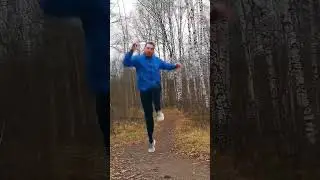 бег. разминка. холодная вода