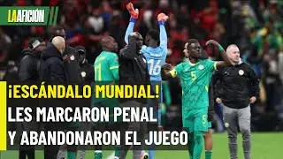 &iexcl;Esc&aacute;ndalo! Jugadores de Senegal abandonan el campo por pol&eacute;mica arbitral en la final Copa Africana