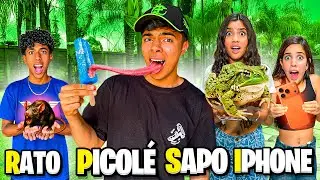 DESAFIO DE COMPRAR COISAS DA LETRA A a Z!😱*Estevão e Gabriel VS Lorena e Manu!