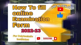 How to fill online examination form &ldquo;For Polytechnic institutes