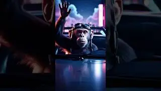 🐒💽🛸🔥 A monkey A glitch in time Music by @magneticseoul