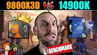 🛑 9800X3D vs 14900K MAX OC BENCHMARK Overwatch 2
