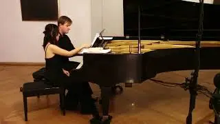Konzert f&uuml;r Klavier zu vier H&auml;nden; Alyssa Aska: Pas de deux; Tanaka Dziurbiel Piano Duo