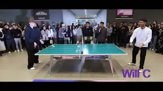 Alcaraz VS Sinner insane rally ..... in table tennis