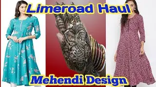 Mehendi Design || Limeroad Haul || Puja Shopping.