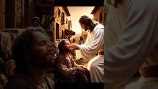 A Miracle of Sight. #Jesus#Miracle#Faith#Christian#BibleStory#HealingSpirit#DivinePower#AIshorts