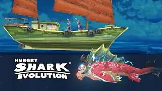 SHARKNAROK UNLOCKED & Viking God Shark Gameplay- Hungry Shark Evolution #sharknarok 💥