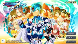 Mega Man X Dive Offline Intro, Title Screen and Credits (PC Windows)