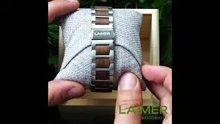 MILO SOLAR  | solar-powered men's watch | sustainable wooden accessories | Laimer Woodwatch