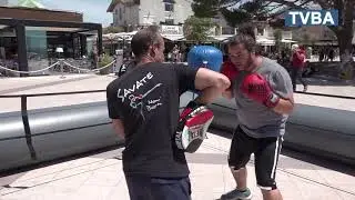 La savate pour tous sur la jet&eacute;e d'Andernos