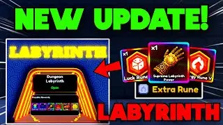 I OBTAINED the New LABYRINTH POWER Dungeon & OP RUNES! | Anime Eternal New Update