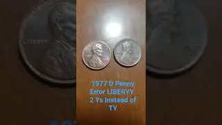 1977 D Penny Rare ERROR #coins