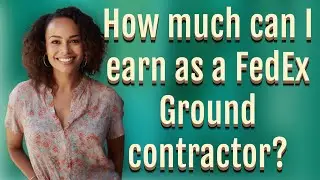 How much can I earn as a FedEx Ground contractor?