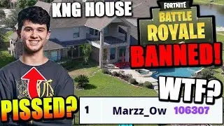 Fortnite Getting BANNED..? Why? KNG House Tour! 100,000 Arena Points!?! Bugha Loses DH To TAXI!