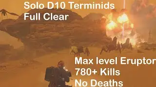 Helldivers 2 | Solo D10 Terminids &ndash; No Death &mdash; 780+ Kills, Full Clear #gaming #helldivers2 #ps5