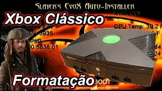 Xbox Cl&aacute;ssico Erro 16 Como Resolver isso. Formata&ccedil;&atilde;o B&aacute;sica com Slayer Auto Installer  2.7 Retro