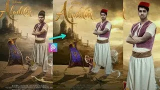 Picsart Aladdin photo editing tutorial | Sony Jackson - Aladdin photo manipulation tutorial