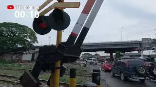REVIEWS 2 Perlintasan Kereta Api Palang LAMA Alkmaar Railroad Crossings Cikampek Karawang