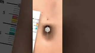 INTRODUCING THE FIRST EVER tool to measure, monitor and protect your navel piercing - the Luna Ruler