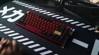 Hex.4b with black cherry pie switches