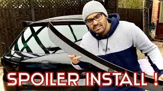 SPOILER LIP / EXTENSION INSTALL TO MY SEAT LEON FR MK3 *CARBON FIBRE* 2021