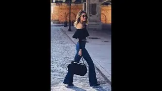 Women cropped Flare Jeans Ideas