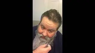 How to temp dye your beard white using MEHRON