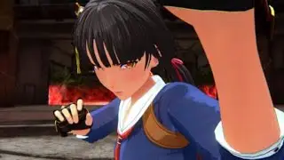 Saki's English dub Ninjutsu - OneeChanbara Origin
