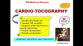 Cardiotocography #Fetal heart rate & uterine #contraction monitoring graphically #medical#obg 